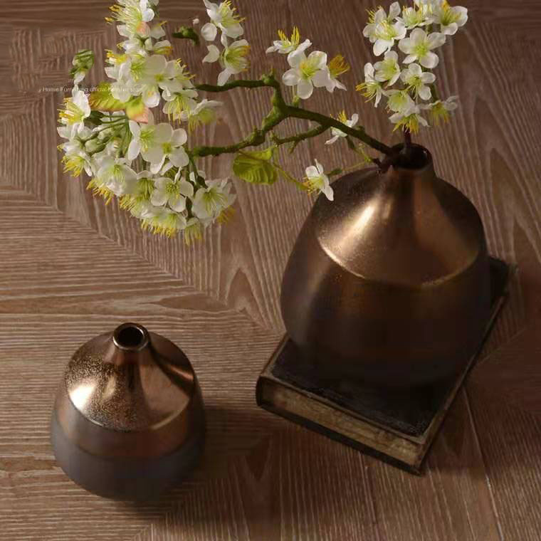 American Nordic Creative Ceramic Living Room Flower Arrangement Vase Home TV Cabinet Soft Decoration Entrance Art Decoration