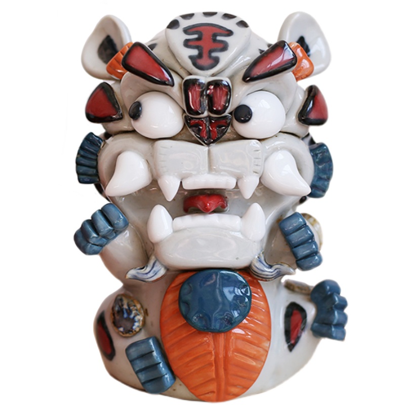 Year of the Tiger Mascot Decoration Tiger Tiger Shengwei Lucky Living Room Creative Cute Chinese Style New Year Gift