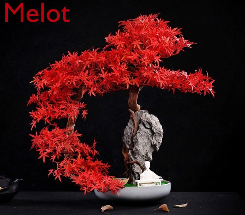 Root Carving Crafts Artificial Greeting Pine Tree Rock New Chinese Living Room Flower Rack Desktop Bonsai Decoration