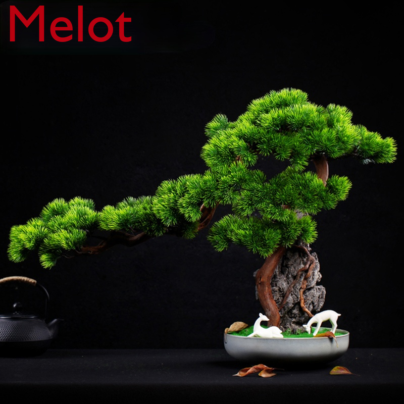 Tree Rock Root Carving Crafts Artificial Greeting Pine Office Living Room Desktop Modeling Bonsai Gifts from elders collection