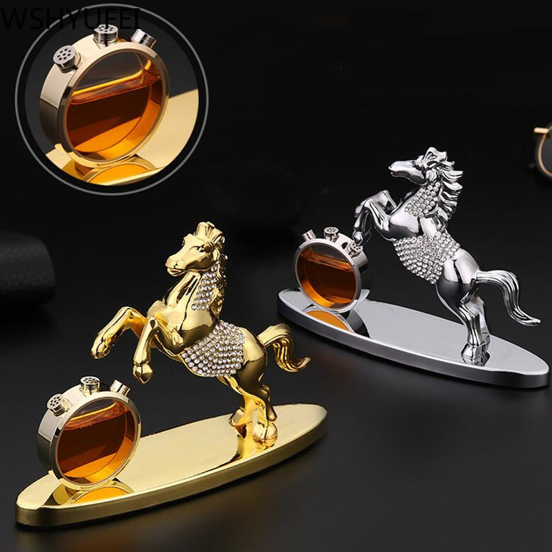Chinese Horse Statue Animal Figurine tabletop Crafts Lucky fortune Car interior decoration Home living room Decor Accessory
