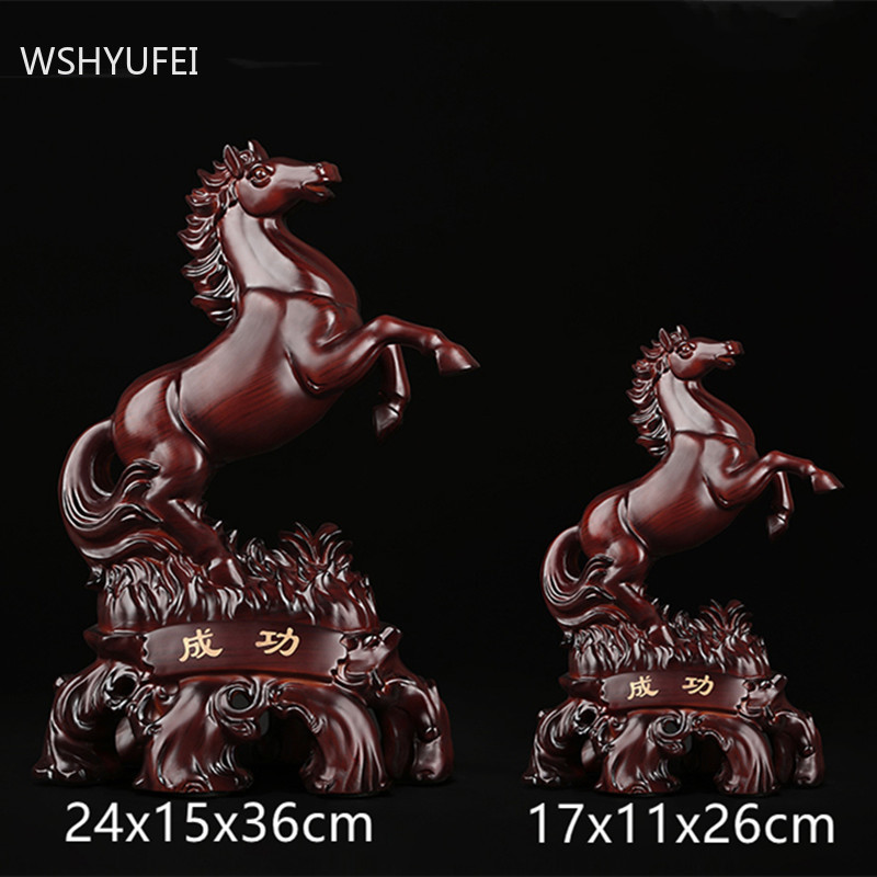 1pcs  high quality resin horse decoration home decoration wedding office decoration Christmas gift WSHYUFEI