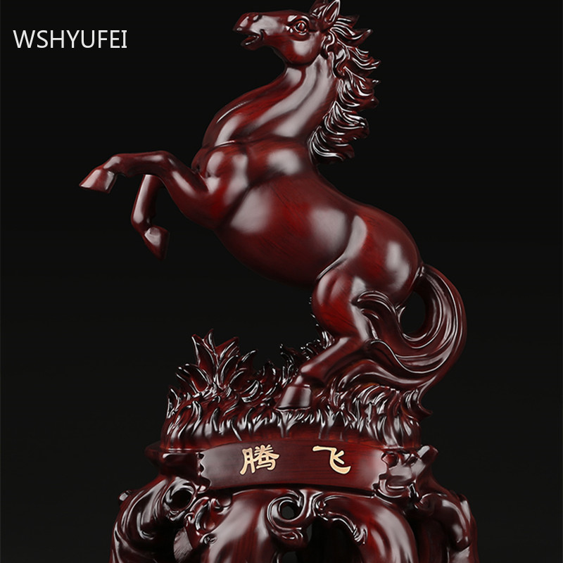 1pcs  high quality resin horse decoration home decoration wedding office decoration Christmas gift WSHYUFEI